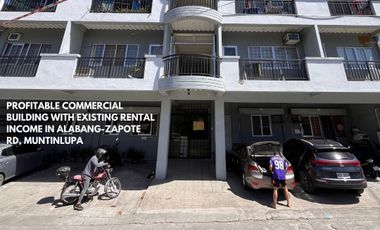 Profitable Commercial Building with Existing Rental Income in Alabang-Zapote Rd, Muntinlupa