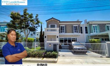 2 storey detached house for rent near Mega Bangna, the best location in this area.  Anya Bangna Ramkhamhaeng 2, fully furnished and  ready to move in