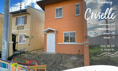 READY FOR OCCUPANCY LA60sqm 2-BEDROOM 2-STOREY CRISELLE SINGLE FIREWALL IN CAMELLA GENTRI - SAVED UP TO 162K