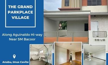 Grand Parkplace Village House and Lot for sale in Imus city Cavite. Single  detached, near Developing area of Bacoor