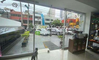 Alquiler local comercial 2 pisos puerta a calle AT 96.40m2 en Centro Financiero-San Isidro