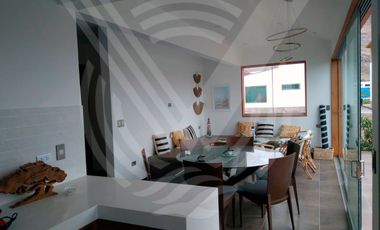 DE ESTRENO: CASA AMOBLADA EN CONDOMINIO DE CHOCAYA KM 92.5 (Campo y playa)