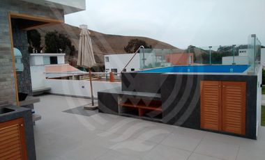 DE ESTRENO: CASA AMOBLADA EN CONDOMINIO DE CHOCAYA KM 92.5 (Campo y playa)