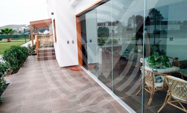 DE ESTRENO: CASA AMOBLADA EN CONDOMINIO DE CHOCAYA KM 92.5 (Campo y playa)