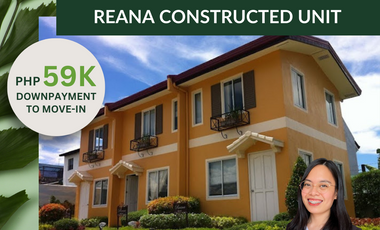 CAMELLA MANDALAGAN HOUSE AND LOT FOR SALE REANA INNER UNIT MODEL FOR Php 59k Downpayment