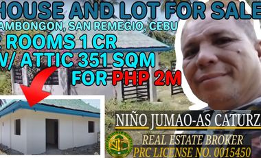 House and Lot For Sale In Tambongon San Remegio Cebu for Php 2M