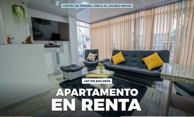 ¡EN RENTA! Apartamento Amoblado en el Centro de Pereira cerca del Coliseo Mayor