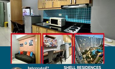 Upgraded Fully Furnished 1 Bedroom Unit For Rent at Shell Residences Mall of Asia Pasay City