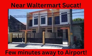 Townhouse for sale in Paranaque near Waltermart Sucat, Airport and SM BF 3 units left