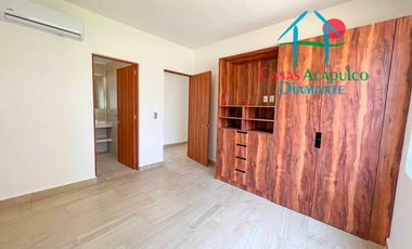 Depa nuevo. En condominio con club de playa. Terraza con vista a la alberca y áreas comunes