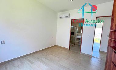 Depa nuevo. En condominio con club de playa. Terraza con vista a la alberca y áreas comunes
