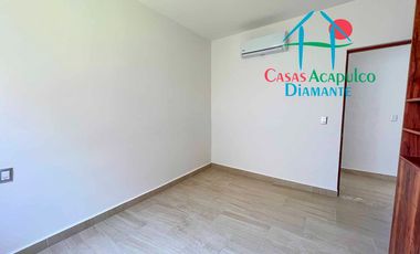 Depa nuevo. En condominio con club de playa. Terraza con vista a la alberca y áreas comunes