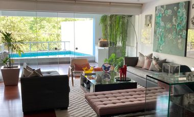 Vendo lindo departamento con terraza, piscina y jardín en Cerros de Camacho- 365 m2