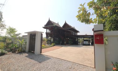 A Majestic Lanna Style 3 BRM, 3 BTH Home For Sale Set On 1 Rai, 25 Talang Wah, Khon San, Chaiyaphum, Thailand