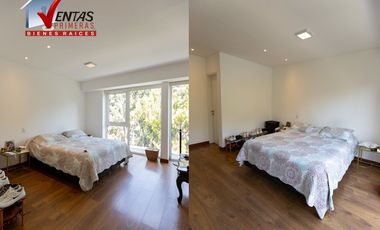 Moderno Departamento DUPLEX en San Borja, 1er piso: Ascensor directo, sala comedor con balcón vista a parque. Cocina con muebles altos y bajos, área d