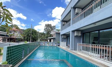 3 storey 11 bedroom Boutique Hotel with mountain view for sale in Villa area Aonang, Krabi.