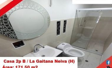 SEVENDE CASA 2P B. LA GAITANA - ORIENTE - NEIVA (HUILA-COL)