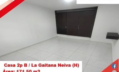 SEVENDE CASA 2P B. LA GAITANA - ORIENTE - NEIVA (HUILA-COL)