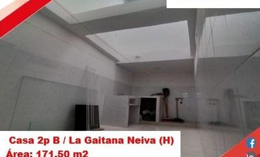 SEVENDE CASA 2P B. LA GAITANA - ORIENTE - NEIVA (HUILA-COL)