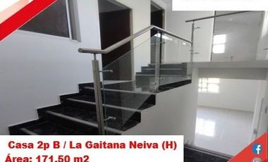 SEVENDE CASA 2P B. LA GAITANA - ORIENTE - NEIVA (HUILA-COL)
