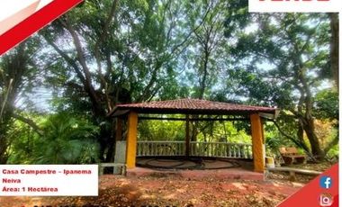SE VENDE CASA CAMPESTRE - ORIENTE - IPANEMA - NEIVA (HUILA)