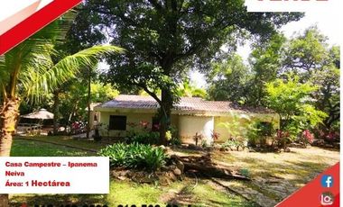 SE VENDE CASA CAMPESTRE - ORIENTE - IPANEMA - NEIVA (HUILA)