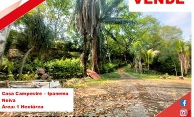 SE VENDE CASA CAMPESTRE - ORIENTE - IPANEMA - NEIVA (HUILA)