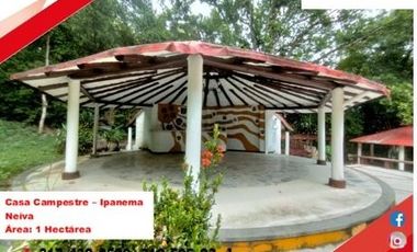 SE VENDE CASA CAMPESTRE - ORIENTE - IPANEMA - NEIVA (HUILA)