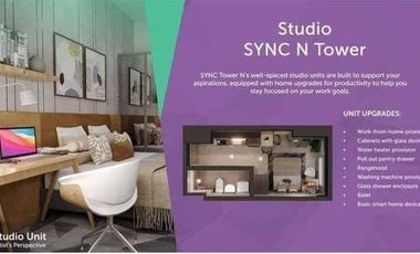 5minutes away drive Condo in BGC Sync Residences
