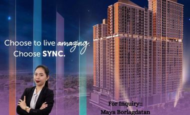 SYNC N TOWER (Studio Unit) is the Newest Residential Project of  RLC Residences located in the Heart of PASIG CITY.