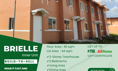 2 BEDROOM TOWNHOUSE IN KORONADAL CITY│BUILD-TO-SELL│BRIELLE