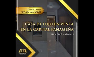 Casa de lujo en Venta en exclusivo sector de la capital Panameña.