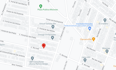 CASA EN CALLE RIO INDO 806  FRACC PORTAES DEL VALLE RAMOS ARIZPE COAHUILA CP 25904