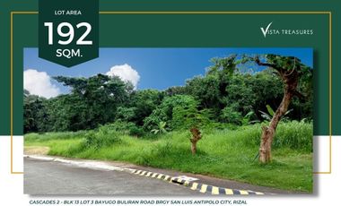 192 sqm. Residential Lot For Sale in Antipolo, Rizal