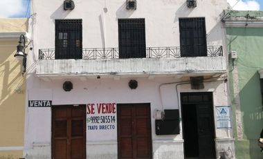 EN VENTA EN EL CENTRO DE MERIDA EDIFICIO COLONIAL, JUSTO AL FRENTE DE LA IGLESIA SAN JUAN
