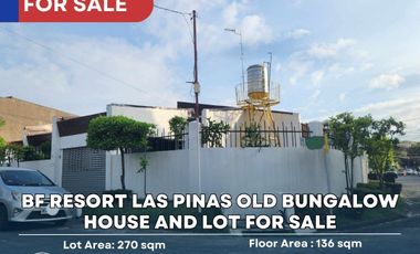 BF Resort Las Pinas Old Bungalow House and Lot for Sale