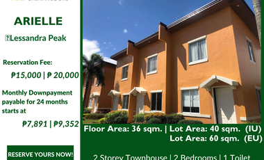 ARIELLE | 2 BR | PRE-SELLING HOUSE AND LOT