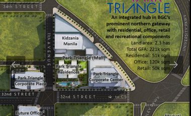 Big 1BR with balcony and 1 parking slot | Alveo Park Triangle Residences BGC | Turnover June 2023