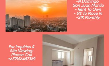 For Rent To Own Condo in San Juan as low as 10K Monthly 520K To Move In