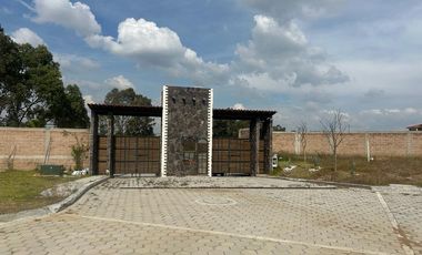 Terreno De 200m2 Dentro De Fracc En santa Isabel Cholula Puebla.