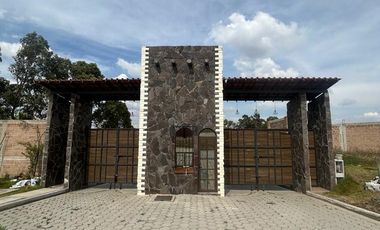 Terreno De 200m2 Dentro De Fracc En santa Isabel Cholula Puebla.