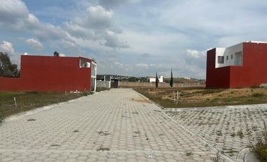 Terreno De 200m2 Dentro De Fracc En santa Isabel Cholula Puebla.