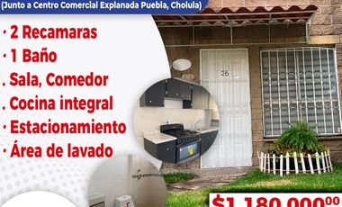 Se vende bonita casa en Geovillas el Campanario Cholula Puebla. Cerca de centro comercial Explanada Puebla.