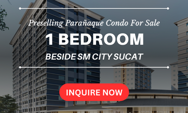 1 bedroom SM Sucat Paranaque Condo Spot Cash Discount near Airport Preselling