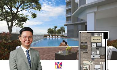 Bgc condo for sale Studio with balcony by Megaworld in Fort Bonifacio Taguig City