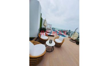 ID: 1090347 Ocasion‼️ Vendo Loft 42 M2 De 1 Dorm C/ Balcón En 4To Piso Con Ascensor - Barranco🏡