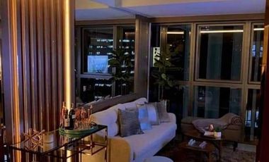 Interiored Unit with Two Bedrooms with Parking, Balcony and Maids Room for Rent in Uptown Ritz- BGC🏢✨