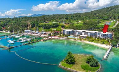 Studio Condo Unit For Sale in Beachfront Holiday Oceanview Residences Condominium Babak Samal