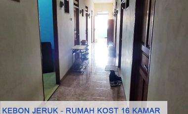Rumah Kost 16 Kamar Tidur Dijual MURAH Di Kebon Jeruk Jakarta Barat