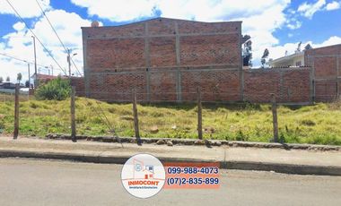 Terreno Plano y Esquinero en Venta Sector El Progreso Ricaurte T243
